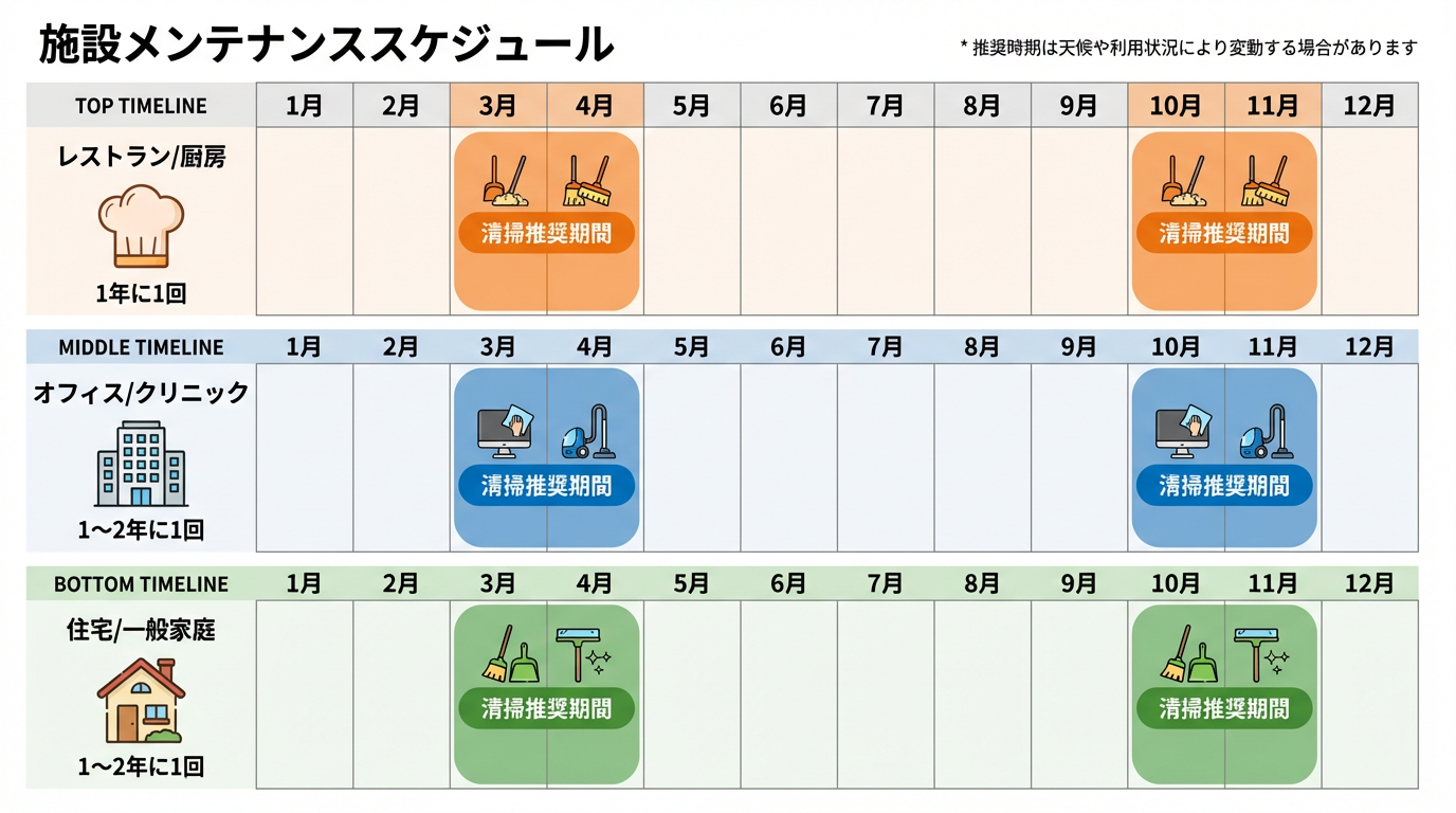 清掃スケジュール